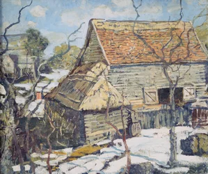 Pennsylvania lade i sneen