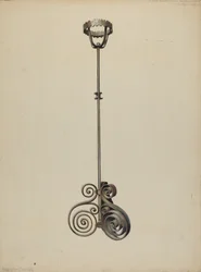 Stativ til røgelsebrænder, ca. 1938.