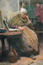 En gammel kornisk kvinde, c1880, 1906.