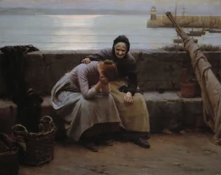 Aldrig morgen gik til aften, men noget hjerte knuste, 1894.