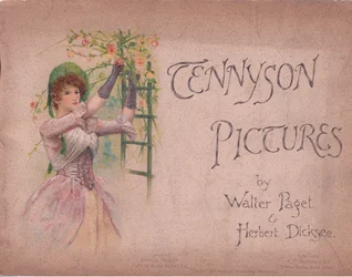 Forsidedesign (The May Queen), illustration fra Tennyson Pictures udgivet af E P Dutton & Co, ca. 1900 (farve litho)