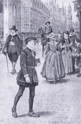 Herrick tager en tur ned ad Cheapside, illustration fra My Magazine