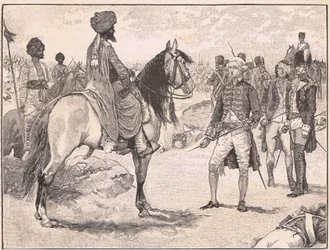 Baillies overgivelse til Hyder Ali AD1780