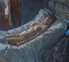 Mornington Crescent, nøgen, ca. 1907