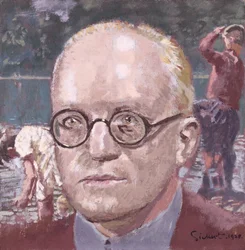Portræt af Sir Hugh Walpole (1884-1941) 1928