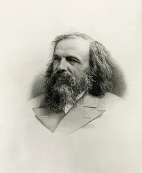 Portræt af Dmitry Ivanovich Mendeleev (Tobolsk