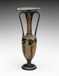 Loutrophoros med bryllupsscene, 425-420 f.Kr. (terracotta)