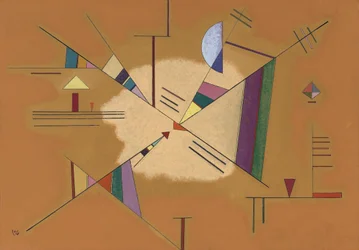 ""Diagonal"" maleri af Vassily Kandinsky (eller Wassily Kandinsky eller Kandinskyj