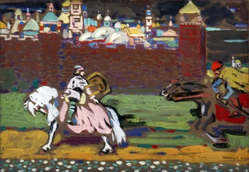 ""Korsene"" Maleri af Vassily Kandinsky (eller Wassily Kandinski eller Kandinskij
