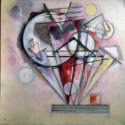 On the Pointe-maleri af Wassily Kandinsky (eller Wassily Kandinsky eller Kandinsky