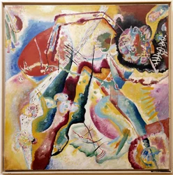 Painting with red spot, 1914dani