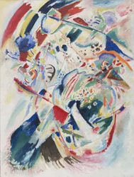 ""Panel for Edwin R Campbell N 4"" Maleri af Vassily Kandinsky