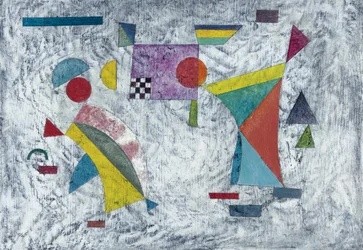 ""Volage"" (Flatterhaft) Maleri af Vassily Kandinsky (eller Wassily Kandinsky eller Kandinskyj