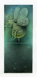 Queen Bee, 2003 (blandede medier på kunstplade)