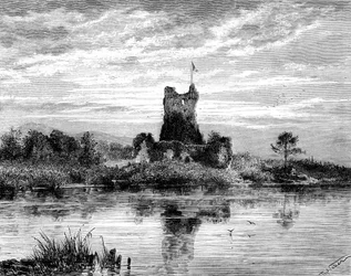 Ross Castle, County Kerry, Irland, 1800-tallet.