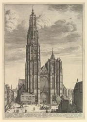 Antwerp Cathedral Prospectus Tvrris Ecclesiæ Cathedralis, 1625-77
