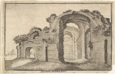 Diocletians bade, Rom, 1600-tallet.