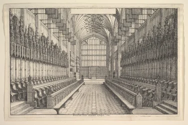 Kor og korstole i Sankt Georgs Kapel, Windsor