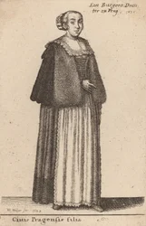 Datter af en borger i Prag, 1643.