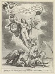 Faam overvint de tijd en de dood Historien om indtoget af den mest kristne konges dronningemoder i de forenede provinser i de lave lande (serietitel på objektet)