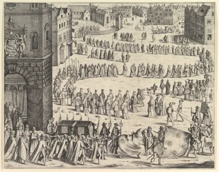 General Johann Baptista von Taxis begravelse, 1645.