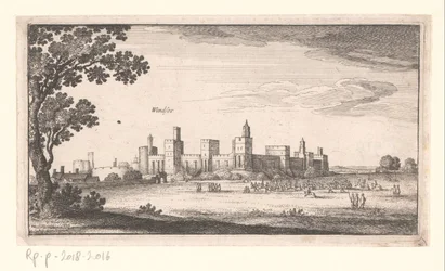 Udsigt over Windsor Castle Landskaber og bybilleder (serietitel) Amoenissimi Aliquot Locorum i Diversis Province Iacetium Prospectus (serietitel)