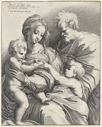 Hellig Familie med Johannes Døberen