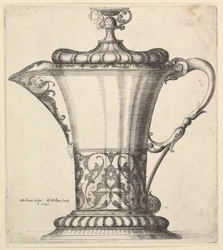 Kande med bred tud, 1645.