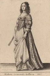 En generøs fransk kvinde, 1643.