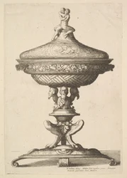 Udsmykket bæger, 1642.