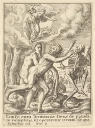 Paradise Lost, fra Dødedansen, 1651.
