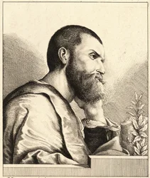Portræt af Pietro Aretino som ung mand ca. 1650