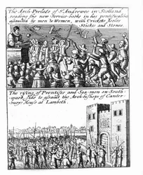 Ærkeprælaten af St. Andrews prædiker i Skotland; opstigning af lærlinge og sømænd på Lambeth Palace