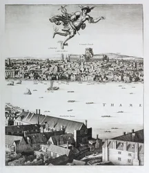 View of London, udgivet 1647 (faksimilekopi) (detaljer)