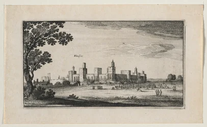 Windsor Castle fra sydøst, 1644.