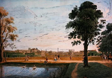 Udsigt over Orangeriet, foran Friedrichsthal nær Kassel