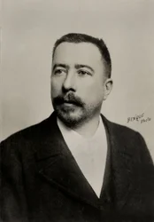 Portræt af den franske komponist Georges Auguste Fragerolle (foto)