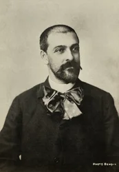 Portræt af forfatteren Maurice Desvallieres ( 1857