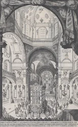 Katafalken af Leopold, ærkehertug af Østrig, 1646.