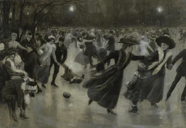 Fest på isen, 1909