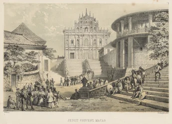 Jesuiterkloster, Macao, 1855