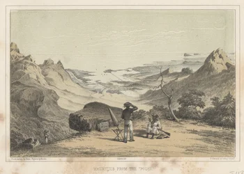 Mauritius fra Pouce, 1855