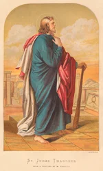 St. Judas Thaddeus, midten af slutningen af det 19. århundrede.