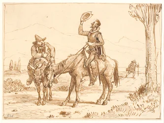 Don Quixote betragter sin hjelm