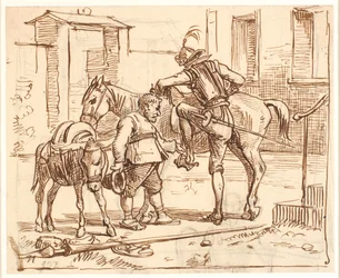 Don Quixote stiger til hest