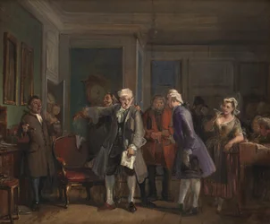 Fra Ludvig Holbergs "Den Stundesløse", I akt, 6. scene