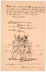 Marstrand, Constantin Hansen og Raffenberg på fodtur