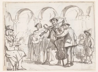 Musikanten på Marcuspladsen, Venedig