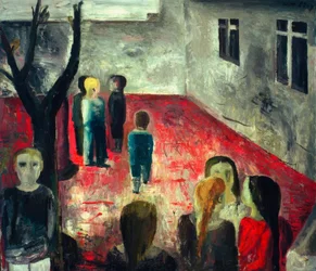 Skolegård før 1930
