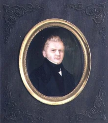 Portræt af Alexander Muravyov, ca. 1840 (akvarel og gouache)